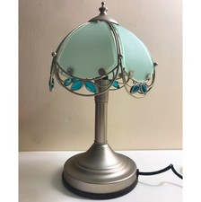 Art Deco style Table Touch lamp Glass shade