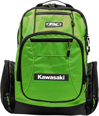 Factory Effex Kawasaki Premiun Backpacks - Green Motorcycle ATV/UTV 23-89100