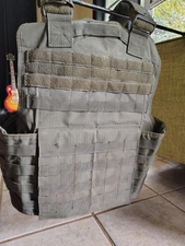🔥Military Plate Carrier Size Large Olive Drab Tactical Vest Army Surplus