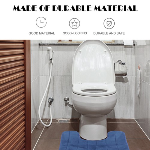 Bathroom Toilet Rugs Shaped Mat Universal Urine Mats for Contour - Picture 4 of 12