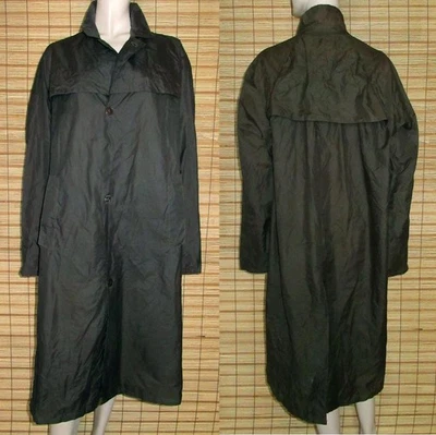 BRAUNER REGENMANTEL - RAINCOAT - NYLON - VINTAGE - GR. XL - XXL - Bild 1 von 2