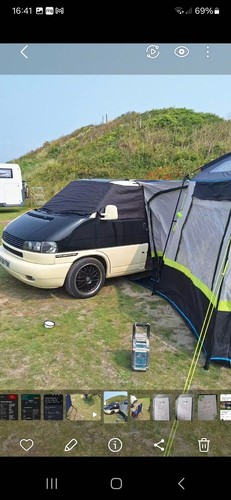 VW Transporter T4 2001 2.5L Black And Cream Converted - Picture 2 of 9