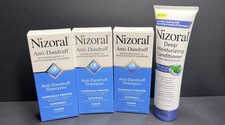 3 Nizoral A-D Anti-Dandruff Shampoo 7 oz Bonus Conditioner 9.4 oz NEW Sealed