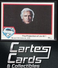The Projection of Jor-El 1978 Topps Superman: The Movie #71 Marlon Brando