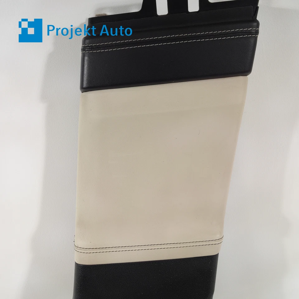 13-19 OEM BMW Right B-Pillar Trim Black/Platinum ZBC8 Gran Coupe M6 650i 640i - Image 2 of 4