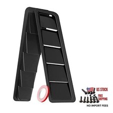 Car Hood Vent Scoop Cold Air Flow Intake Fitment Bonnet Cover Hood Gloss Black