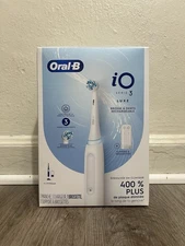 Oral-B iO3 Electric Toothbrush with Ultimate Clean Brush Head & Charger  WHITE