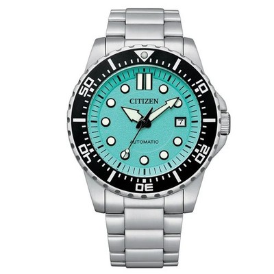 Citizen Urban Uhr NJ0170-83X Automatik Stahl Zifferblatt Tiffany Blue New