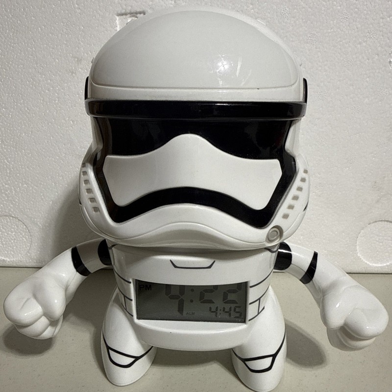Disney Star Wars Stormtrooper Alarm Clock With Night Light From Bulb Botz