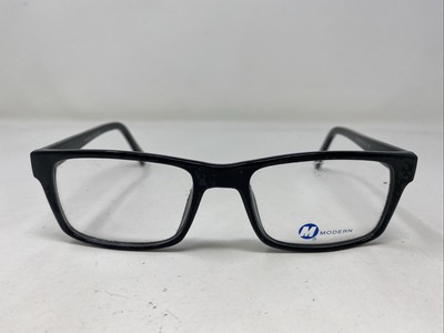 Modern Optical FIGHTER BLACK 52-20-140 Plastic Full Rim Eyeglasses Frame +V44