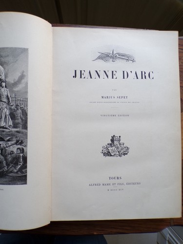 9396 Marius Sepet Jeanne d'Arc Mame 1895 - Picture 4 of 12