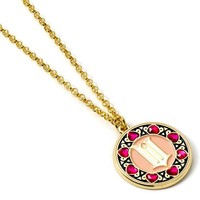 Wicked - `W` Logo With Crystal Border Necklace Acc Neu