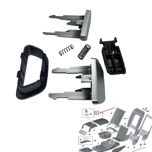 For BMW 7SERIES For G11 For G12 Storage Compartment Button 52207351572 7351572 - Picture 2 of 8