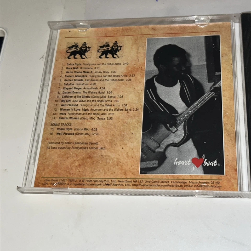 ASTON FAMILYMAN BARRETT - COBRA STYLE - HEARTBEAT - CD -1999 - Image 3 of 4