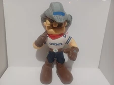 Vintage 90's 1994 Stuffins NFL Dallas Cowboys Mascot Rowdy Stuffed Plush 13” 