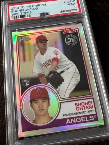 2018 Topps Chrome 1983 83T-6 SHOHEI OHTANI RC Rookie PSA 9 MINT