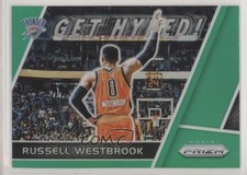 2017-18 Panini Prizm Get Hyped! Green Prizm Russell Westbrook #GH-RW ke4