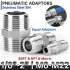 Straight BSP Male to Male Nipples Equal Male Full Range Bsp Stainless Steel 304