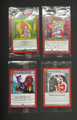 MetaZoo 4 Rare Promos Bigfoot Shaw Mead Content Creator Metazoologist Rat King