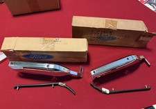 Nos 1967 Ford Mustang Front Bumper Guards Pair C7zz-17996 Oem Fomoco