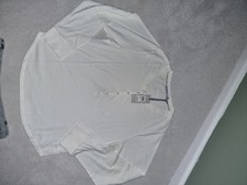 John Lewis 100% Cotton Ecru Pyjama Top Size 12