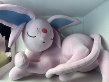 Peluche Jazwares Pokémon Espeon 18 pollici dormiente nuovo con etichette 2026