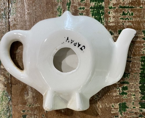 Porta Limone Vintage 'TENGO LA BUSTINA DEL TÈ" Ceramica Giallo Made in Japan - Foto 7 di 11