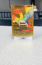 Carta Personalizzata Pokémon TCG Charizard GX (Segreto) 150/147 RAINBOW/GOLD FOIL COME NUOVA