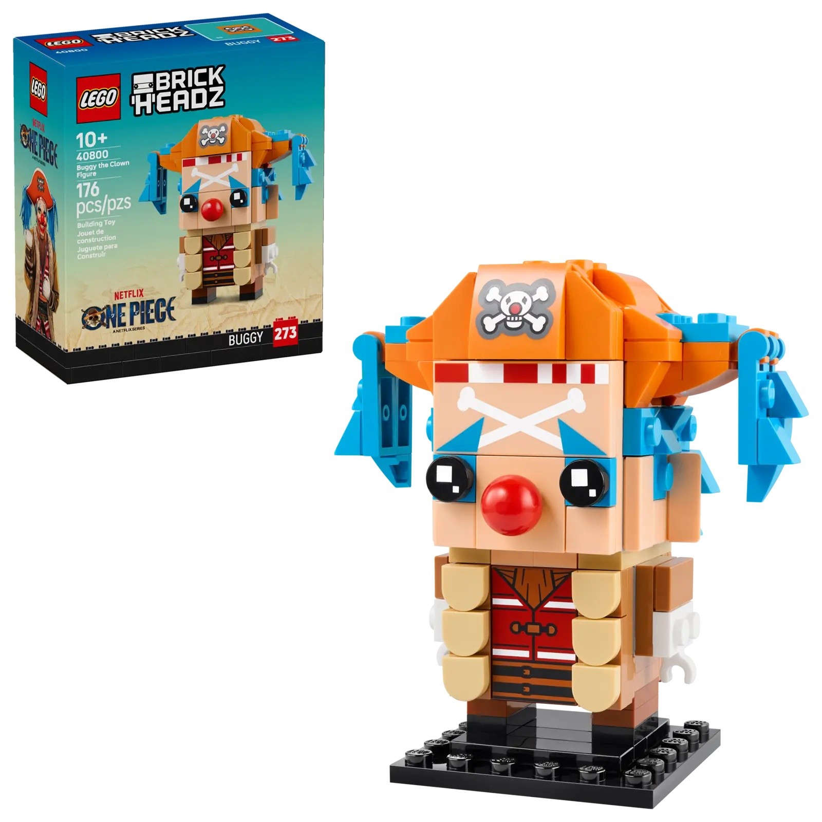 Regalo One Piece: LEGO 40800 Buggy the Clown BrickHeadz Sigillato