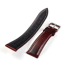 Genuine Leather Watch Band Strap Oil Wax Wrist Bracelet 18 19 20 21 22mm