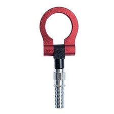 Track Racing Style Tow Hook Towing Eye CNC Aluminum Screw On Front Rear
