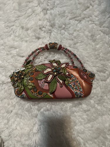 NEW Mary Frances Tequila Sunrise Top Handle Beaded Multicolored Hand Bag - Picture 2 of 8