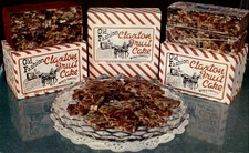 Claxton Georgia Fruit Cake bakery vintage unused advertising postcard