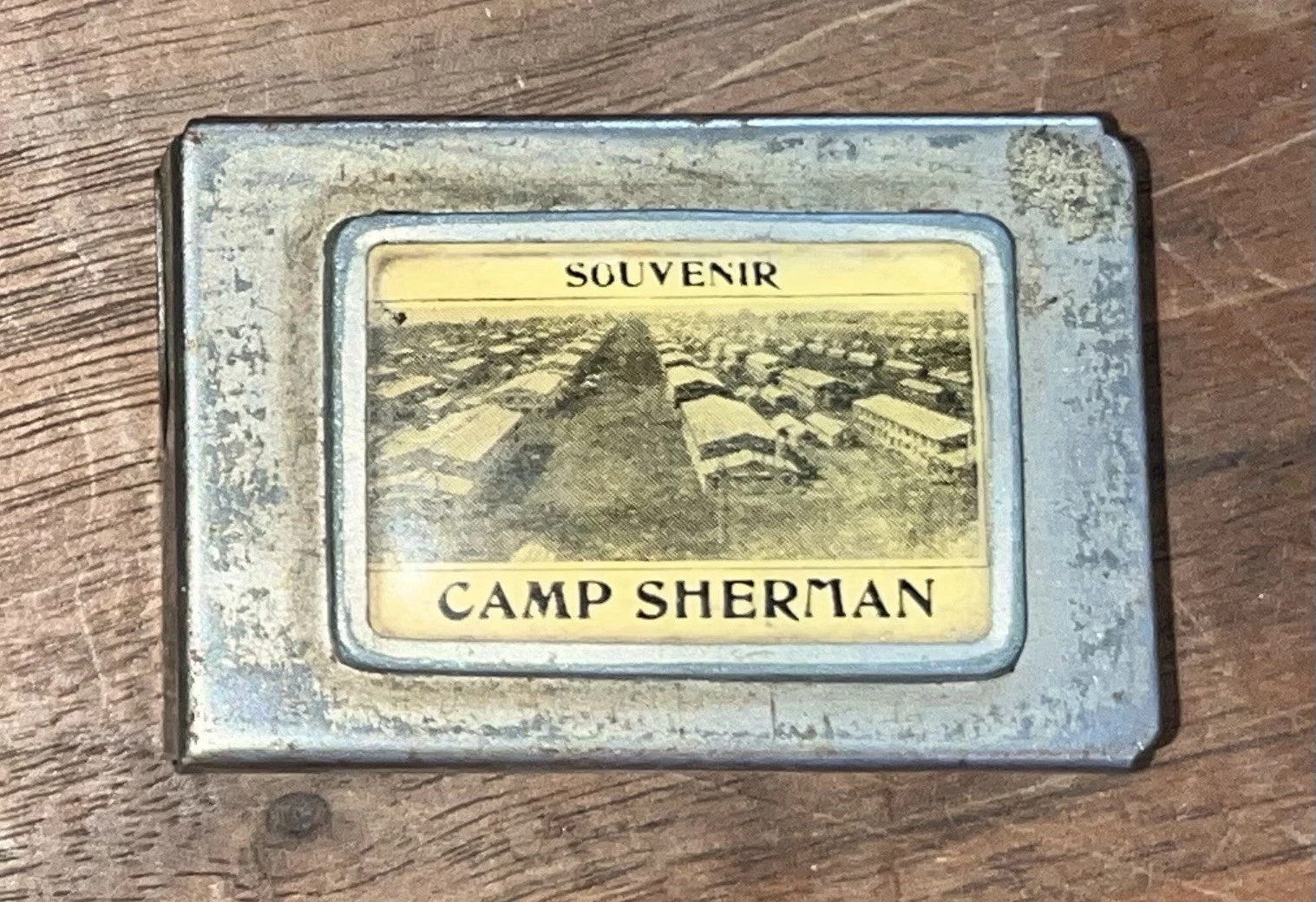 Rare Camp Sherman WWI Match Safe Advertising Pocket Vesta Chillicothe Ohio
Opens in a new window or