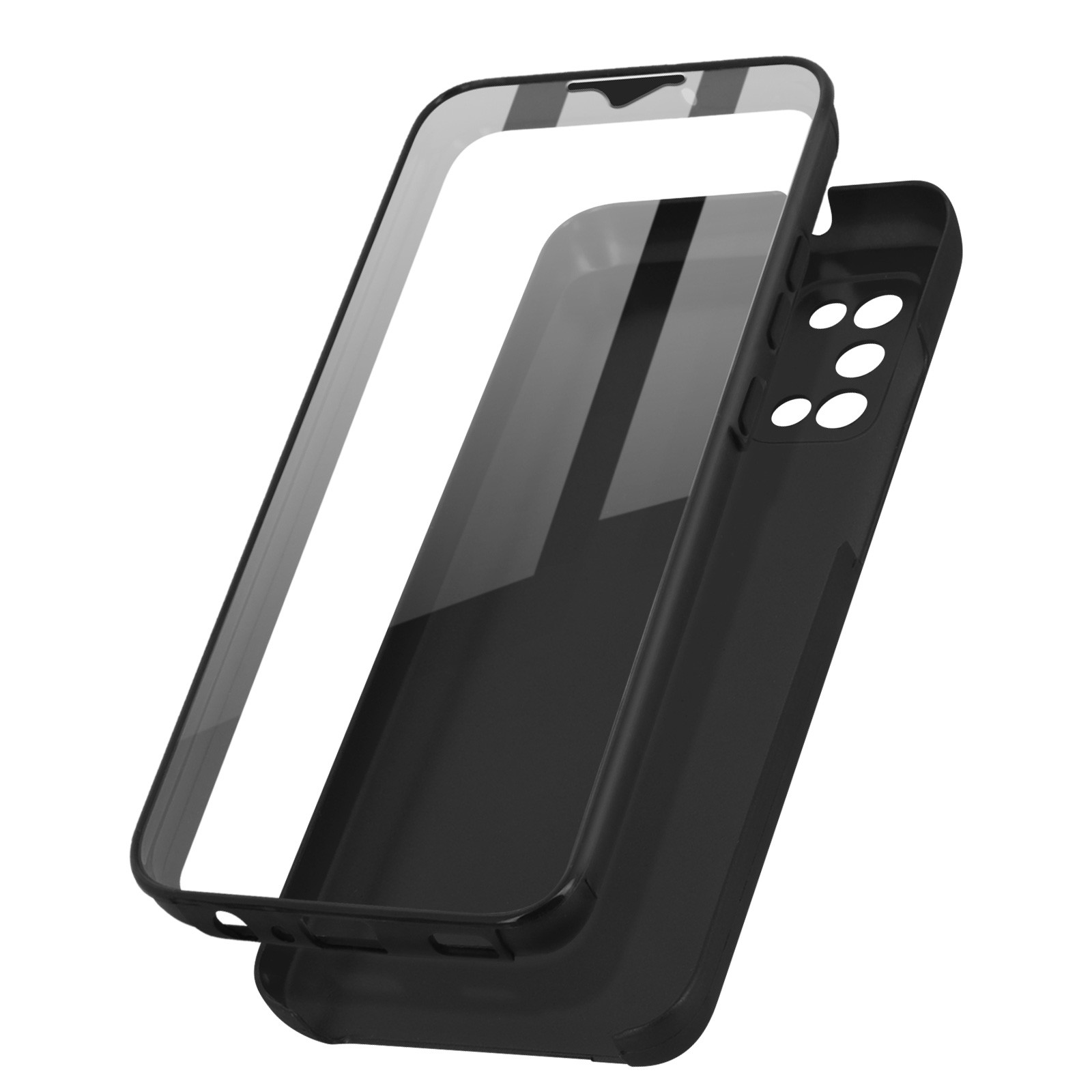 Coque Galaxy A02s noire rétro pour protéger votre smartphone au bureau et en voyage