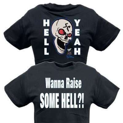 Stone Cold Steve Austin Hell Yeah Skull T-shirt | eBay