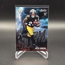 2025 Panini Absolute Kaleb Johnson#8 (RC) By Storm Pittsburgh Steelers