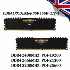 COR DDR4 16GB 2x8GB 2400 2666 3200 Desktop RAM Memory DIMM 288PIN 1.2V Lot