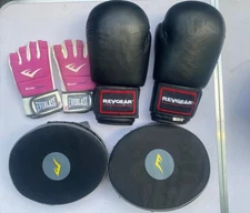 Everlast & Revgear Boxing Training Set (4-Piece Lot) 