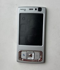 New Nokia N95 Front Housing Cover Silver Metal