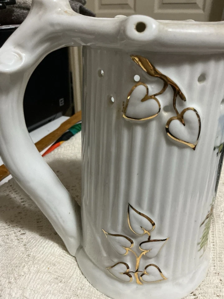 Gerald Porzellan Bavaria Puzzle Stein Or Trick Steins Holes Make It Hard To Drin - Image 4 of 4