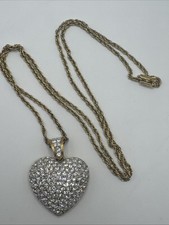 Swarovski Crystal Large Heart Necklace