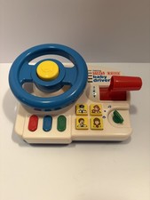Vintage VTech Talking Little Smart Baby Driver Steering Wheel Toy WORKS