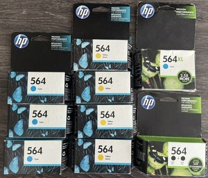 HP564 Printer Ink  Lot of  9 - New *Expired*