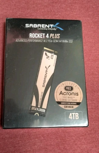 NEW SABRENT 4TB Rocket 4 Plus NVMe M.2 SSD Solid State Drive SB-RKT4P-4TB