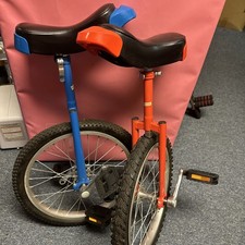 Colorful Unicycle Adjustable Seat Outdoor Fitness Red And Blue Available.