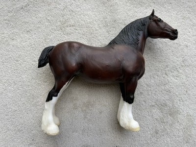 Retired Breyer Horse #5445 Alba Dark Bay Clydesdale Mare Draft Tractor Supply SR