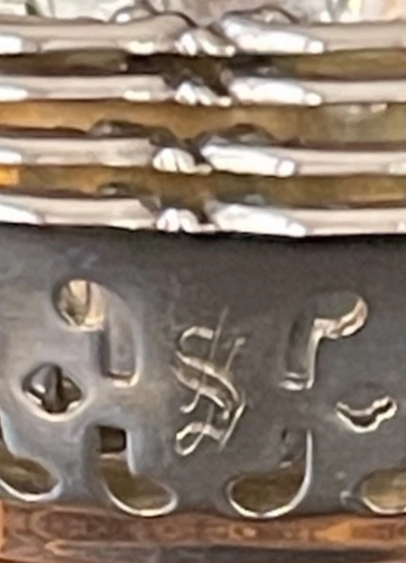 Set FOUR Gorham Sterling Silver A4780 Bonbonniere Nut Dish American 3.85” Mono S - Image 4 of 4