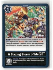 Digimon  Battle of Omni #BT5-103 U A Blazing Storm of Metal!