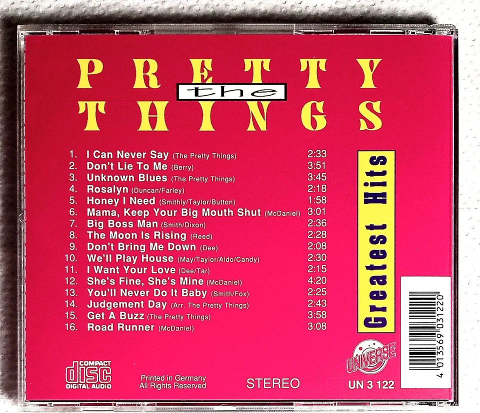 💡 CD - The Pretty Things / Greatest Hits ( P. 1992 / Britische Hard Rock Band ) - Bild 2 von 4